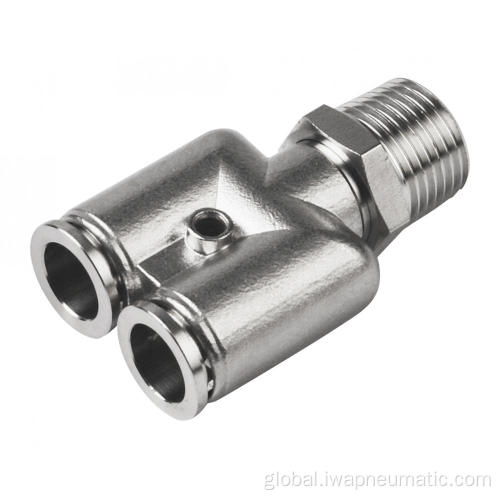 Male Straight Fitting Stainless steel Pneumatic Fittings Factory